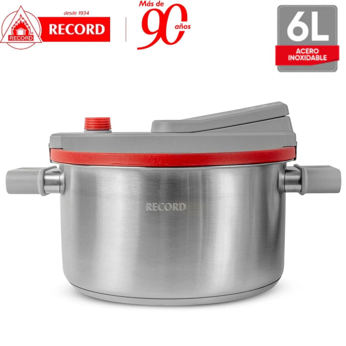 Olla Express Record Acero Inoxidable 6 Lts, marca RECORD - Foto Principal