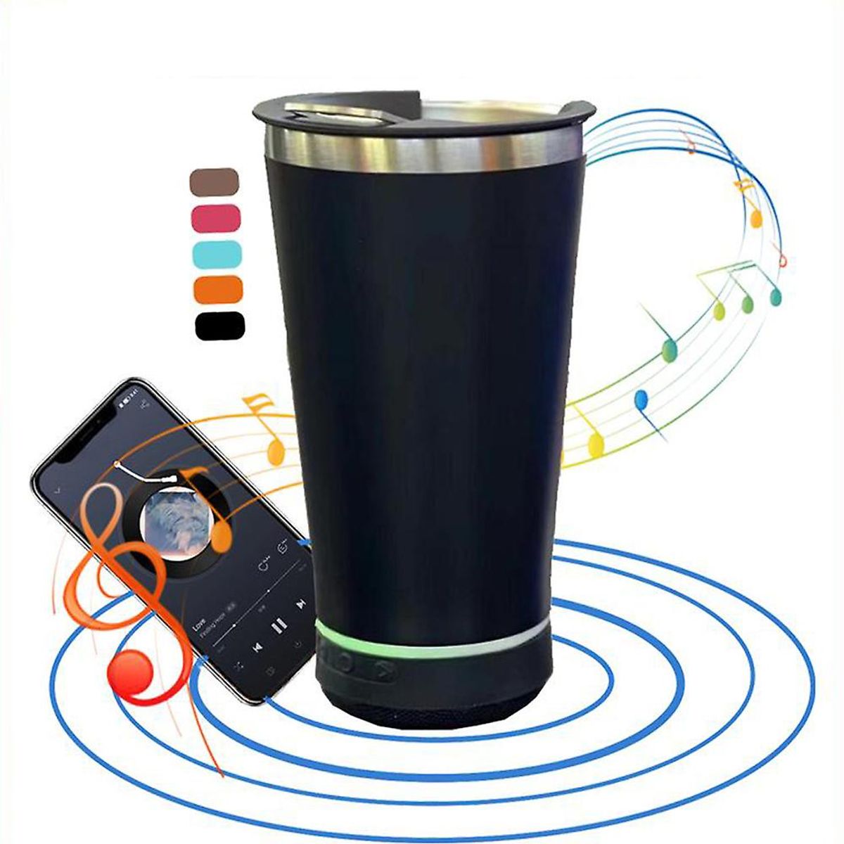 OEM - Vaso Parlante Tomatodo Térmico Bluetooth  - Diseño Deer