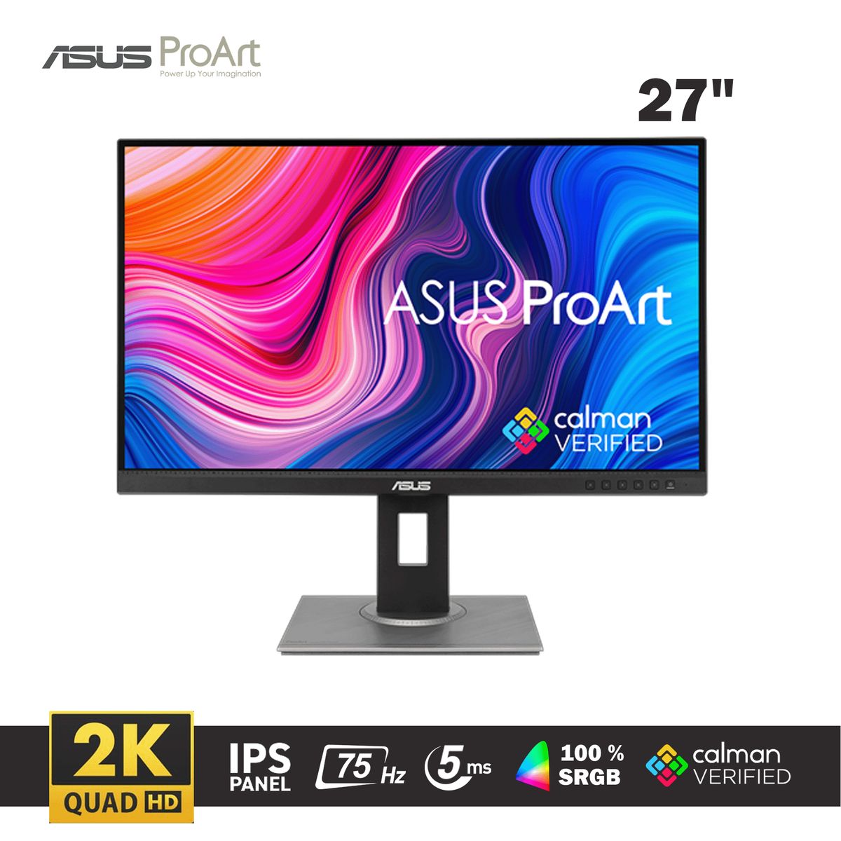 ASUS - Monitor Profesional ASUS ProArt Display PA278QV 27” WQHD IPS 75Hz