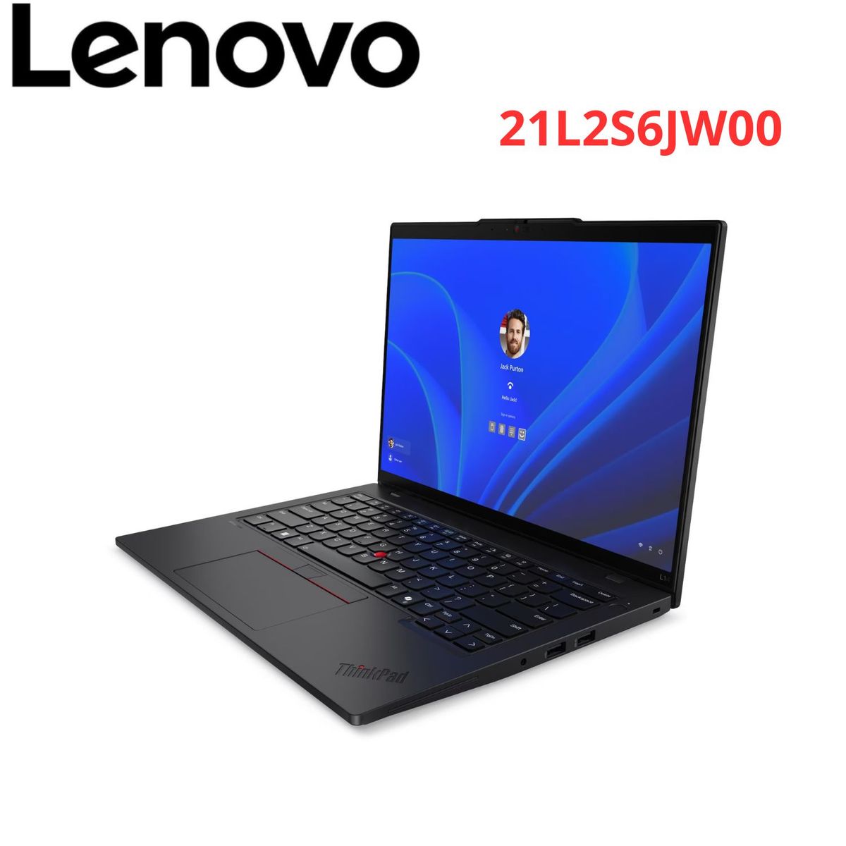 LENOVO - Laptop Lenovo ThinkPad L14 Gen 5 14" WUXGA Core Ultra 5 135U 16GB RAM 512GB SSD Negro