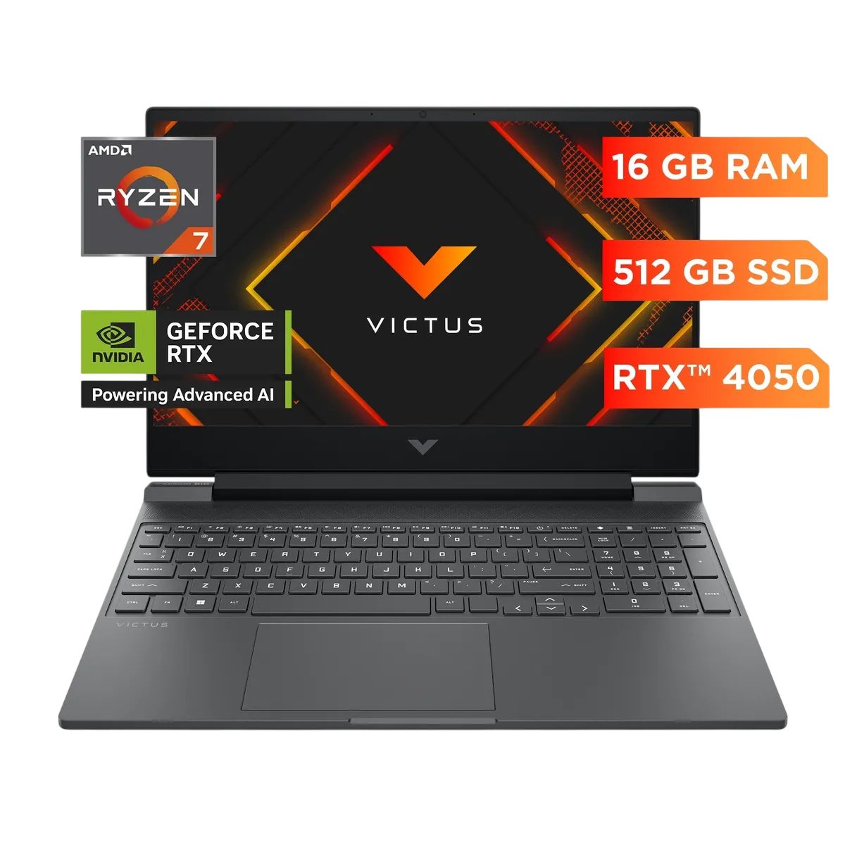 ASUS - Laptop Victus 15-FB3022LA  Ryzen 7 7445HS 16gb 512gb Nvidia Geforce Rtx 5050-8GB