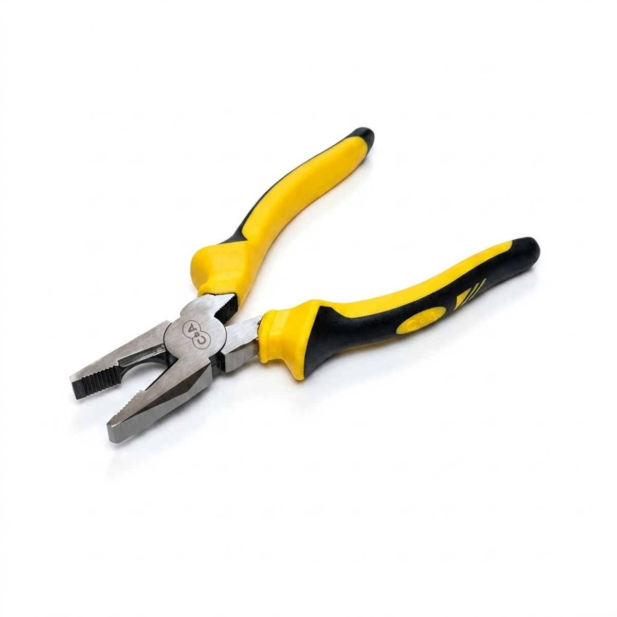 C&A - Alicate Universal Profesional 8 Pulgadas 20cm Para Electricista GRIP C&A