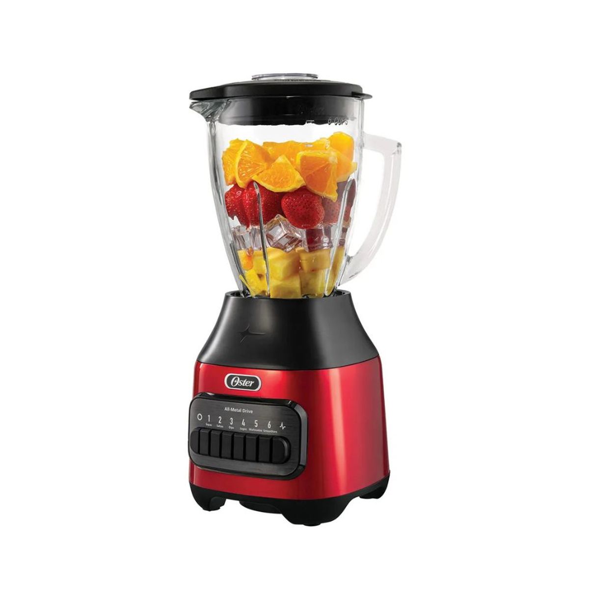 OSTER - Licuadora Oster vaso de vidrio 6 velocidades + pulso