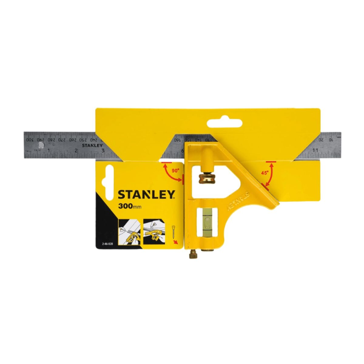 STANLEY - ESCUADRA COMBINACION PROFESIONAL 12 46-028 STANLEY HT