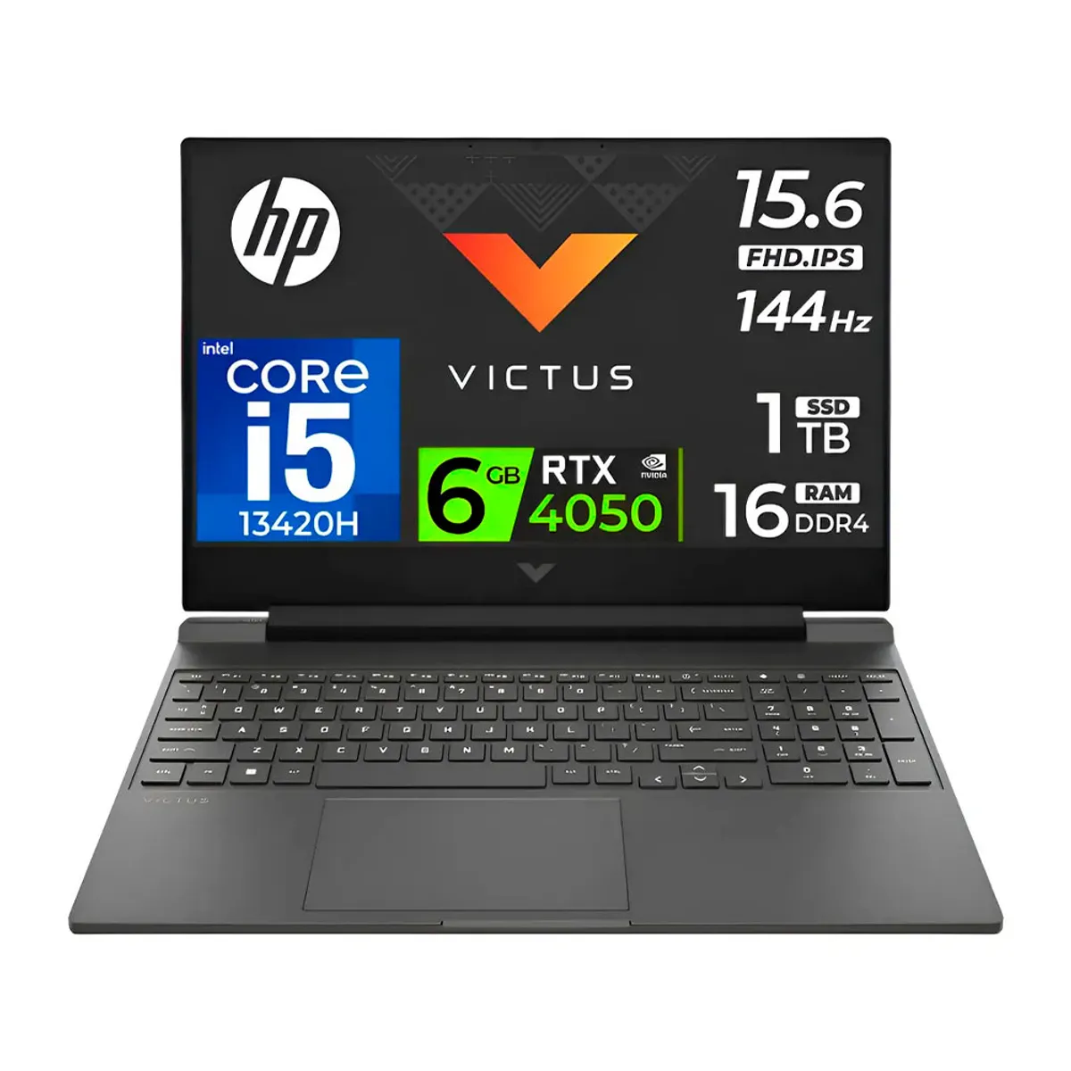 HP - Laptop gamer HP Victus 15 core i5-13420H Nvidia 6GB RTX4050 Ram 16gb Ssd 1tb 15.6″ FHD 144Hz