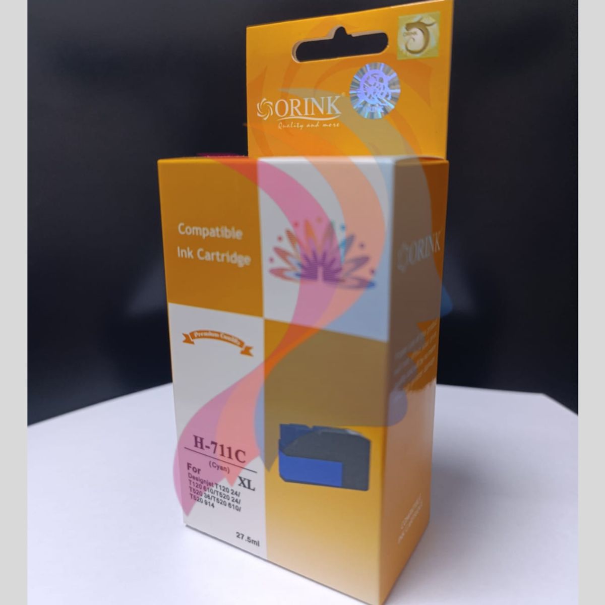 GENERICO - Cartucho de tinta Compatible CH 711 XL Azul Cyan 27.5 ml