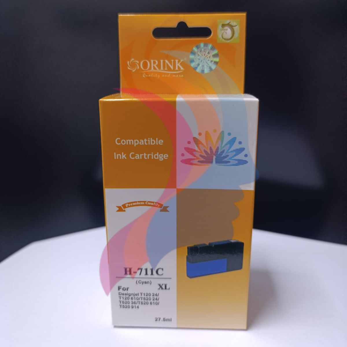 GENERICO - Cartucho de tinta Compatible CH 711 XL Azul Cyan 27.5 ml