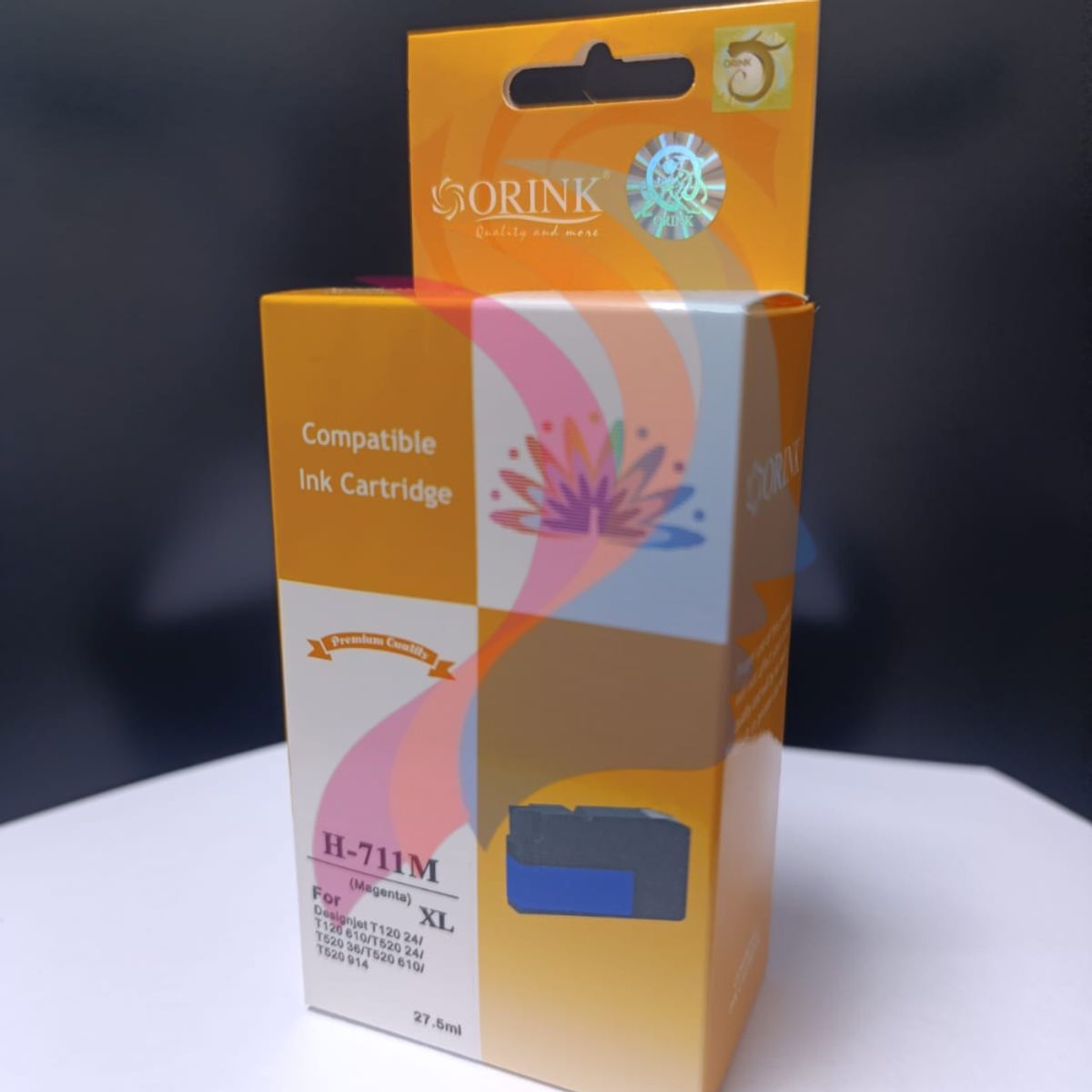 GENERICO - Cartucho de tinta Compatible CH 711 XL Rojo Magenta 27.5 ml