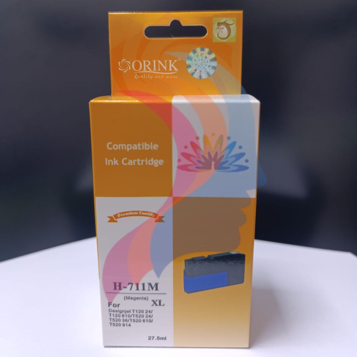 GENERICO - Cartucho de tinta Compatible CH 711 XL Rojo Magenta 27.5 ml