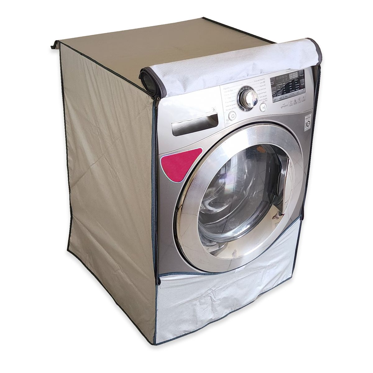 RAPALLO - Funda Protectora para Lavasecadora Frontal co Pretina de 10 a 15 kg