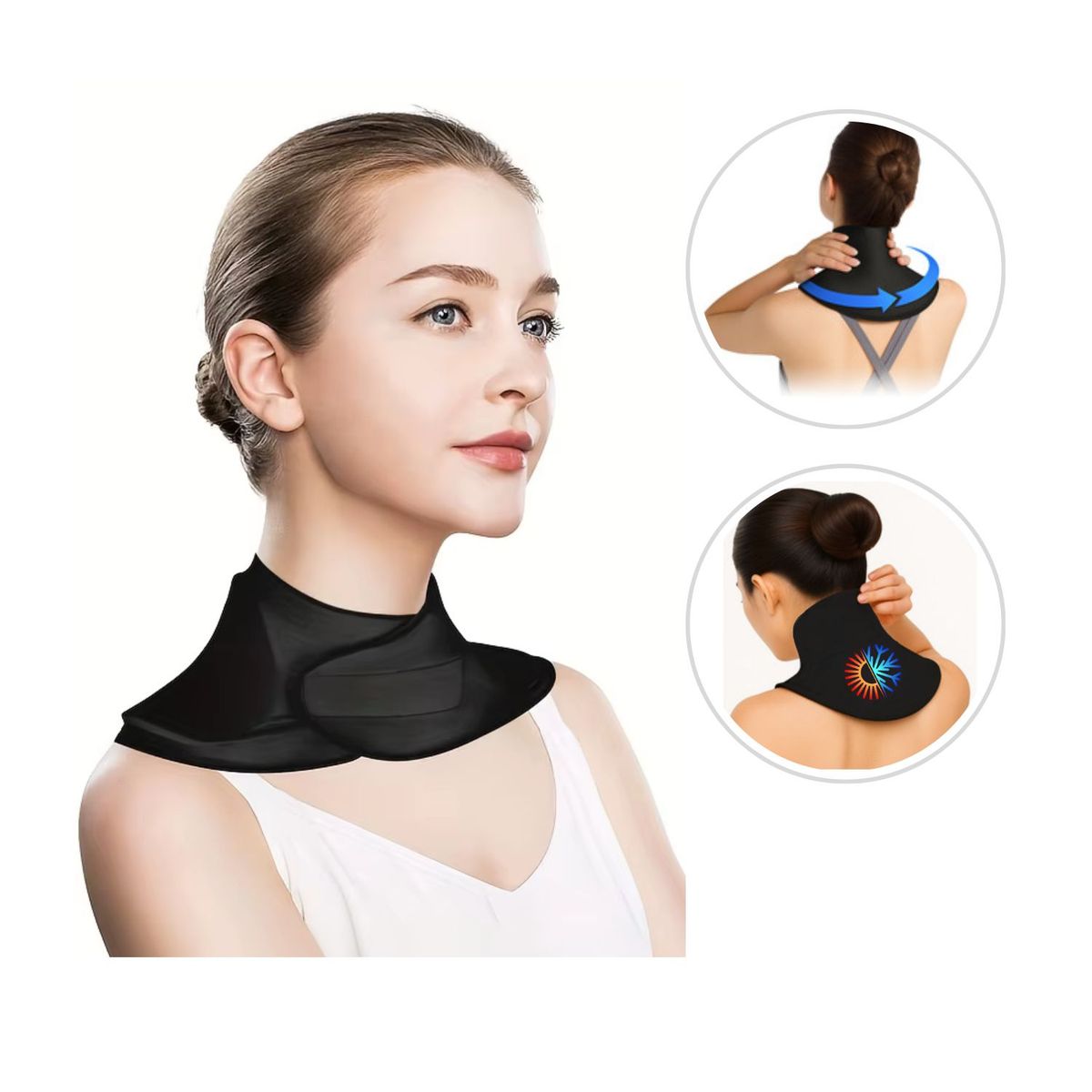 ROSH - Cuellera de Gel Frio o Caliente  para Aliviar Dolor Cervical