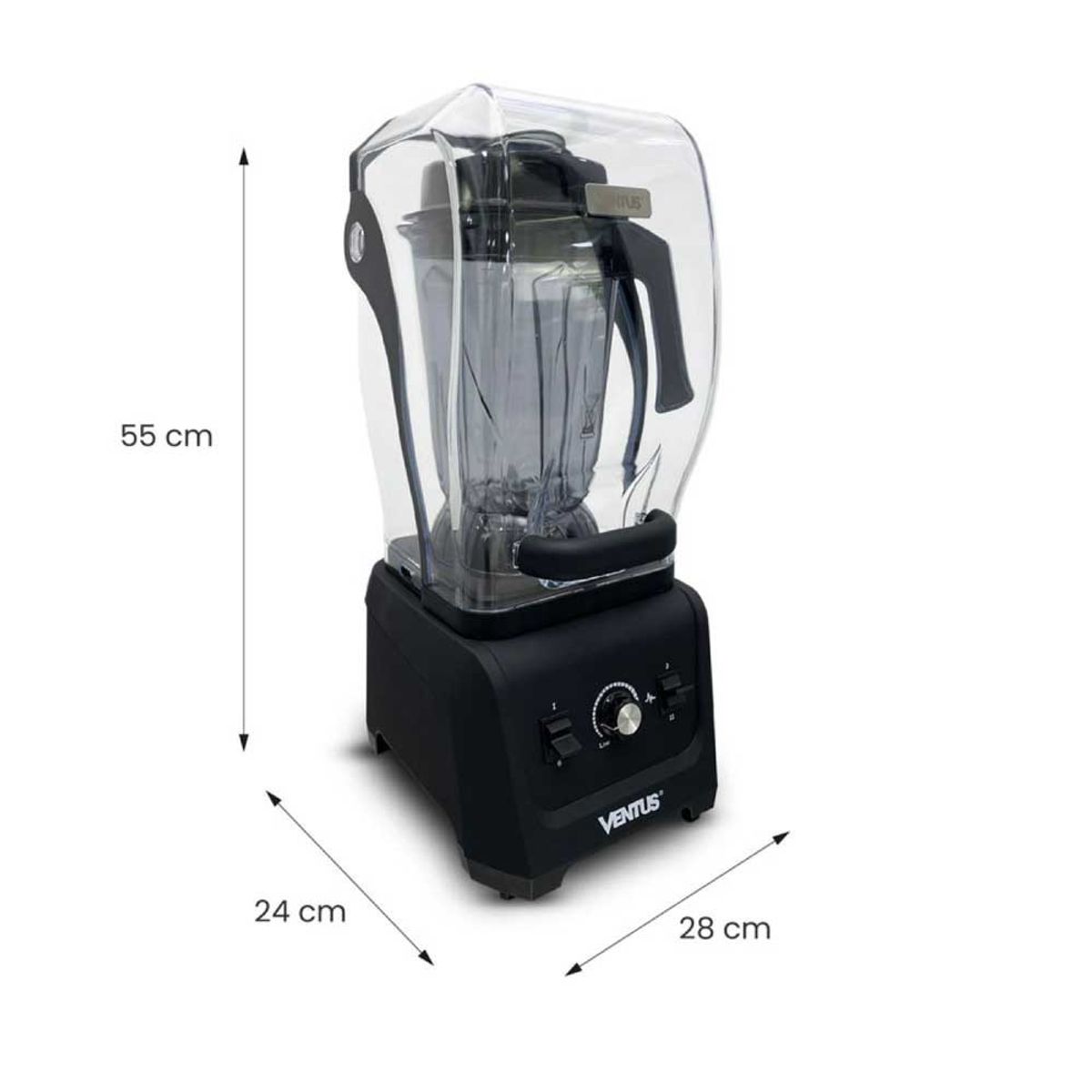 VENTUS - Licuadora Semi-Industrial Ventus VL1380-C-V2.5 Encapsulada 2.5L