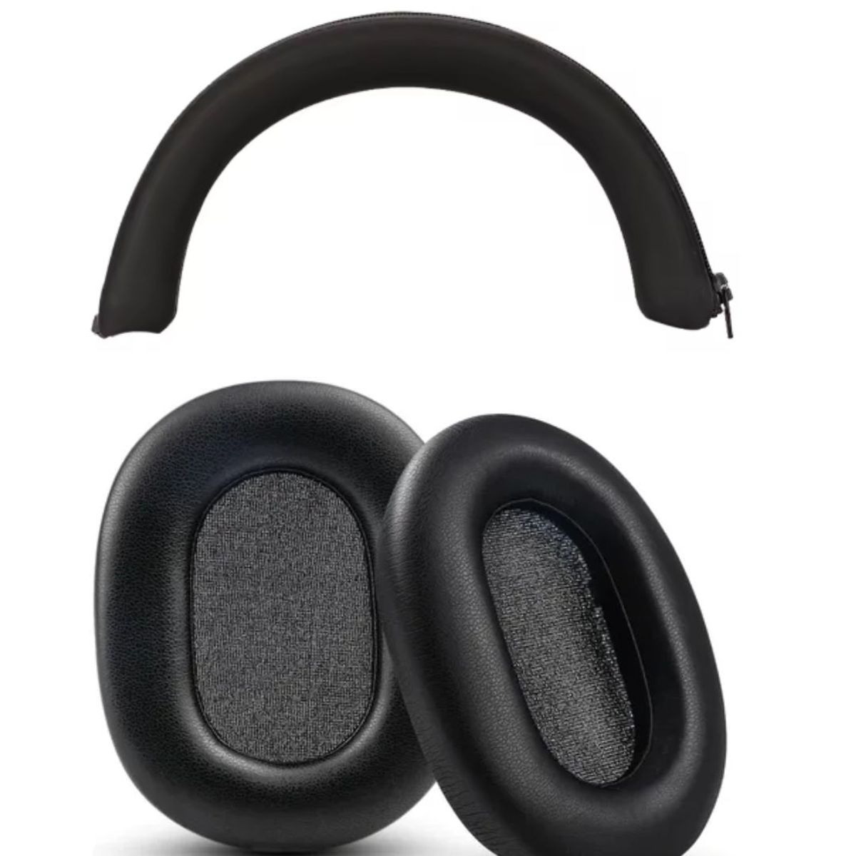 GENERICO - Almohadillas y Funda Silicona de Diadema Para Audífonos Sony WH-1000XM5 Negro