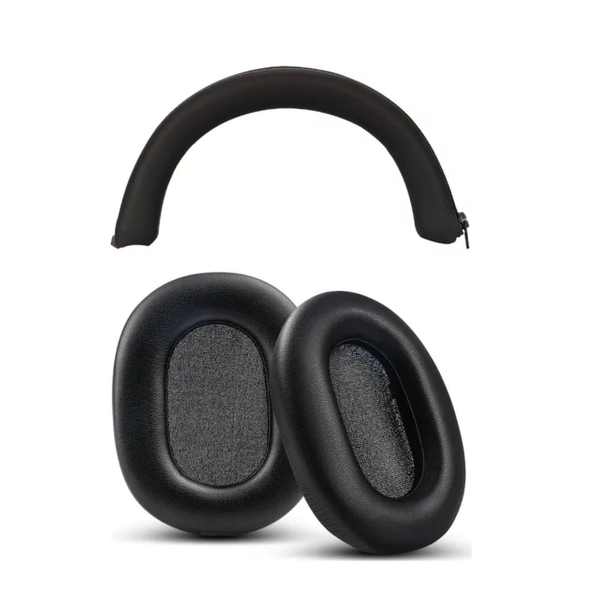 GENERICO - Almohadillas y Funda Silicona de Diadema Para Audífonos Sony WH-1000XM5 Negro