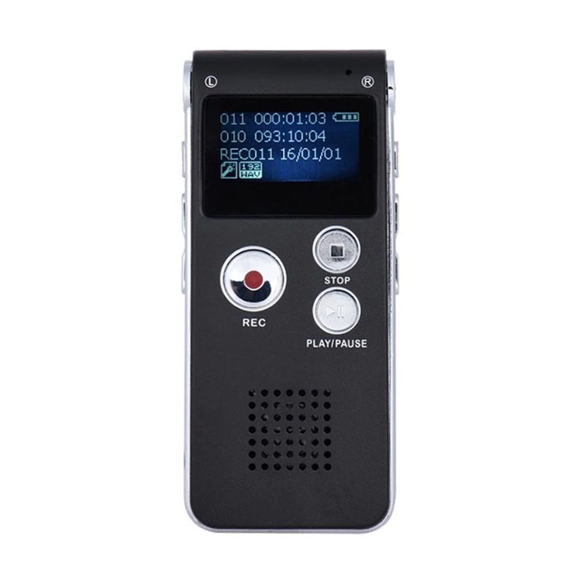 NEO DIGITAL - Grabadora de Voz Digital Portátil 8GB Periodista SK-012