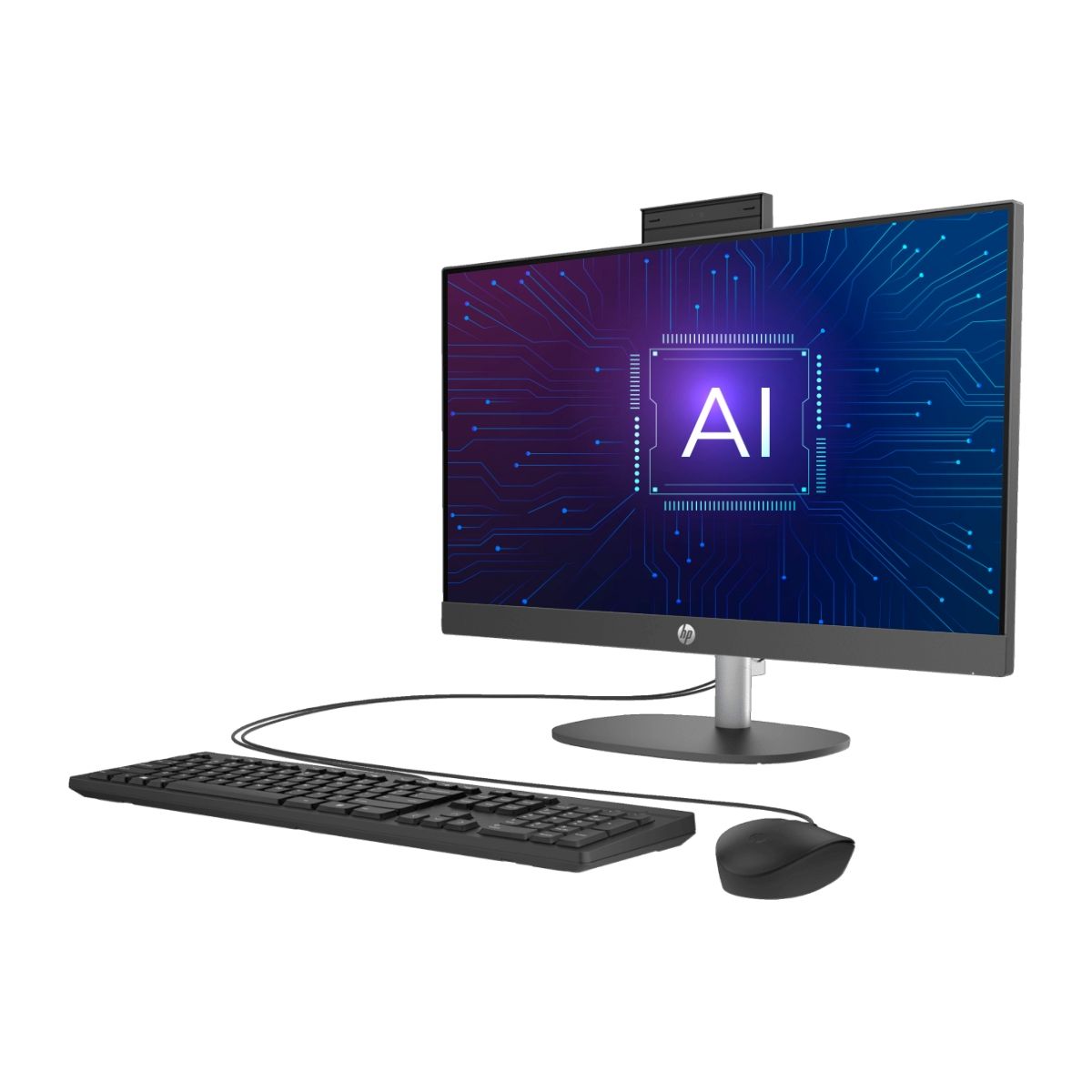 HP - PC AIO HP ProOne 240 G10, 23.8" FHD Intel Ultra 5 125U DDR5 16GB SSD 51GB