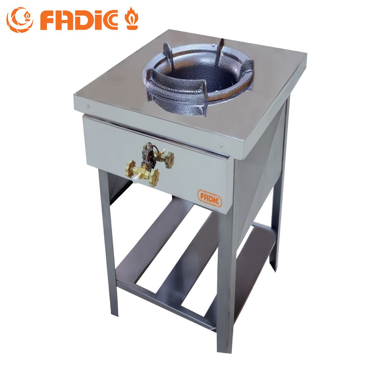 FADIC - Cocina Semi Industrial Fadic 1 Hornilla Fogón con Regulador
