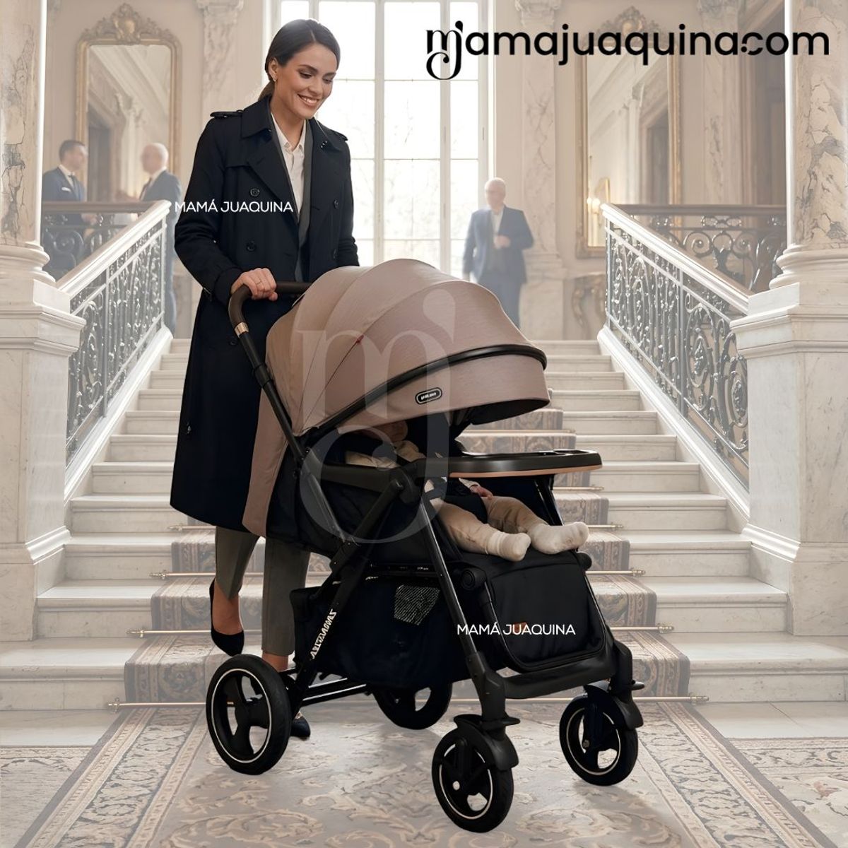 Baby - Coche Cuna de Lujo «LUFI» Edición Limitada Beige