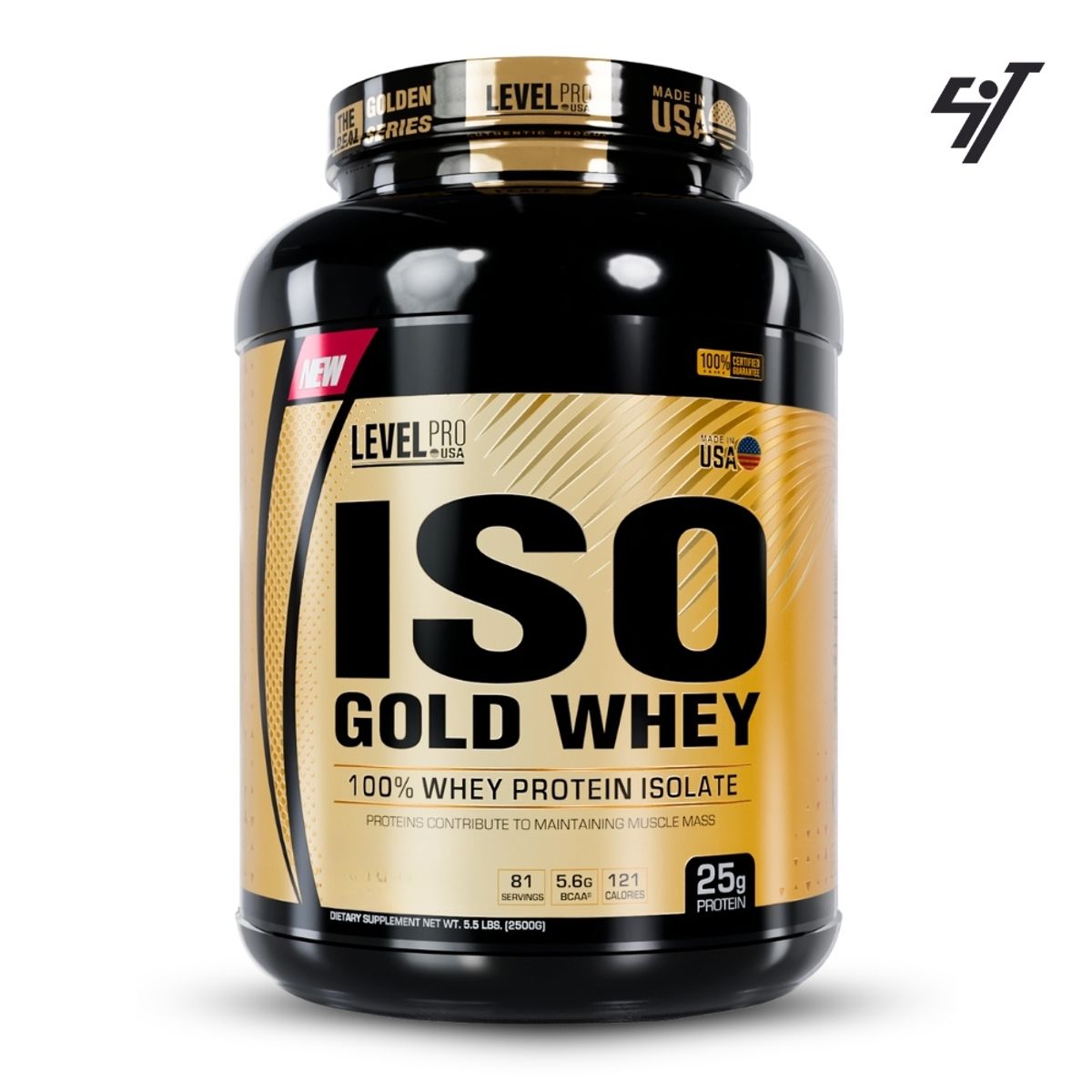 Level Pro - ISO GOLD WHEY 5.5LBS VAINILLA+CREATINA MYPROTEIN 1 KG