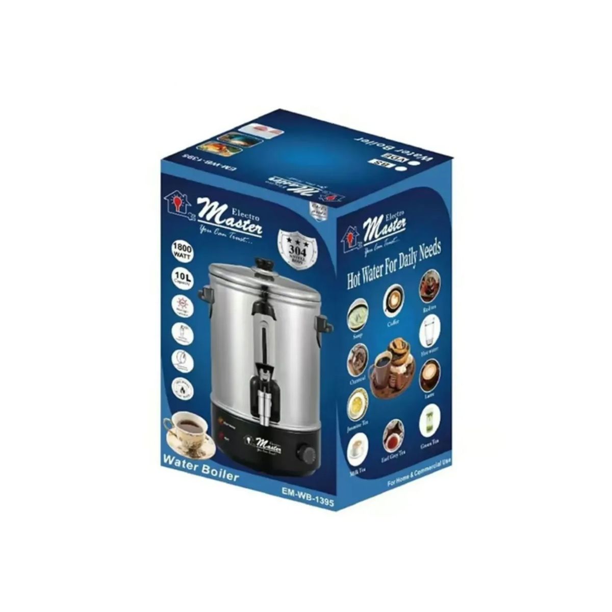 GENERICO - Termohervidor Electromaster 10 Litros EM-WB-1395