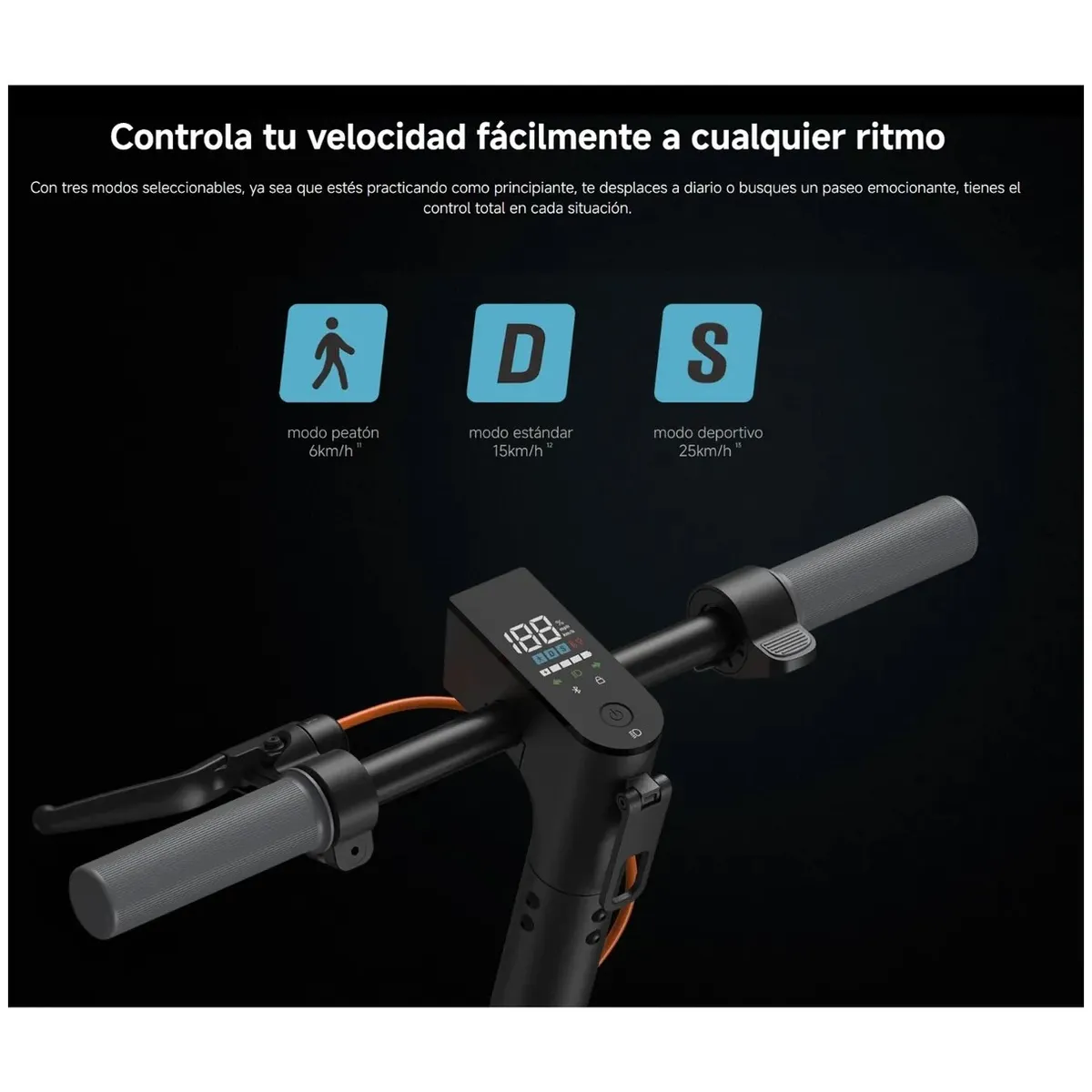 Scooter Eléctrico Xiaomi 6 lite con Amortiguadores, marca XIAOMI - Foto 2