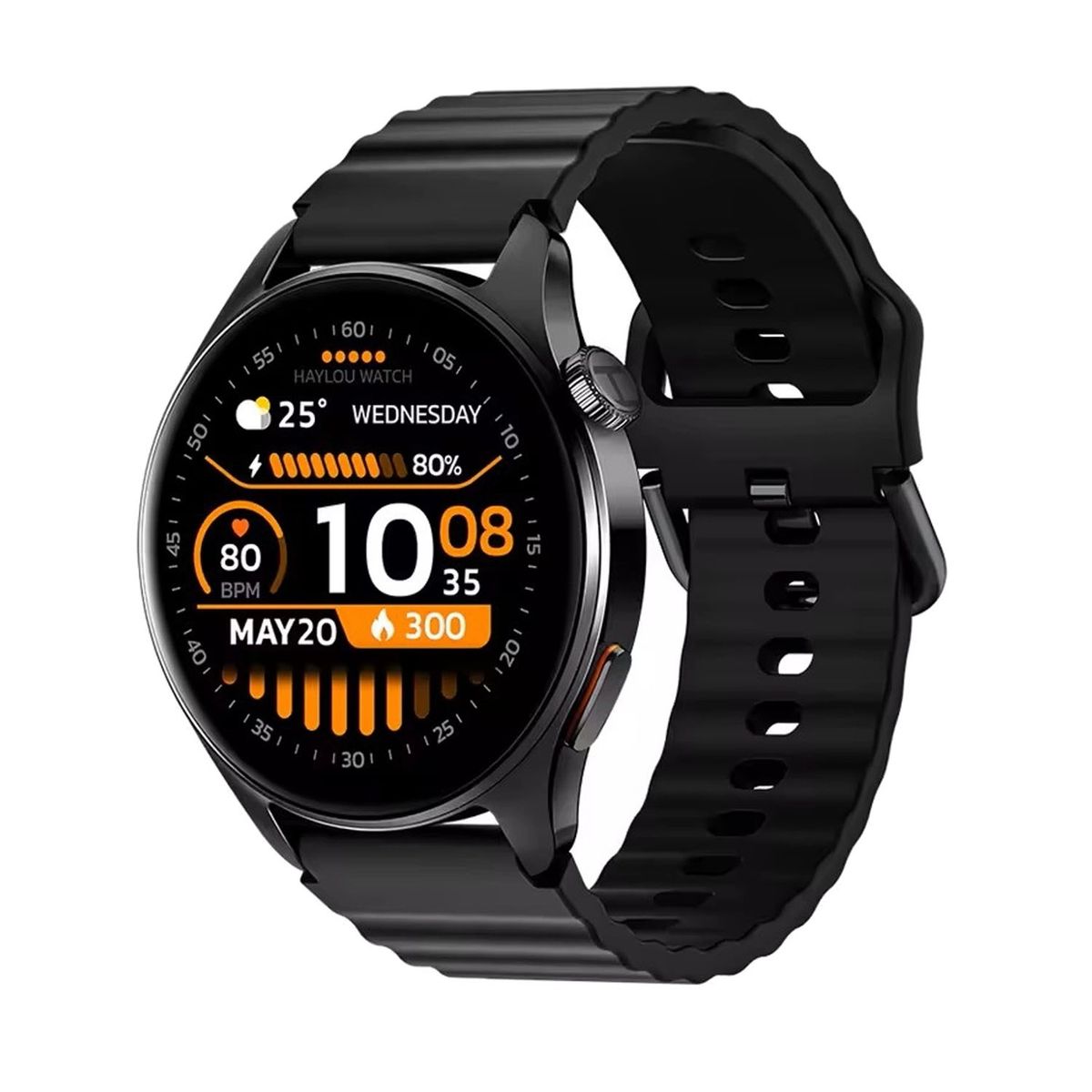 HAYLOU - Smartwatch Haylou Watch 4S Black Pantalla AMOLED
