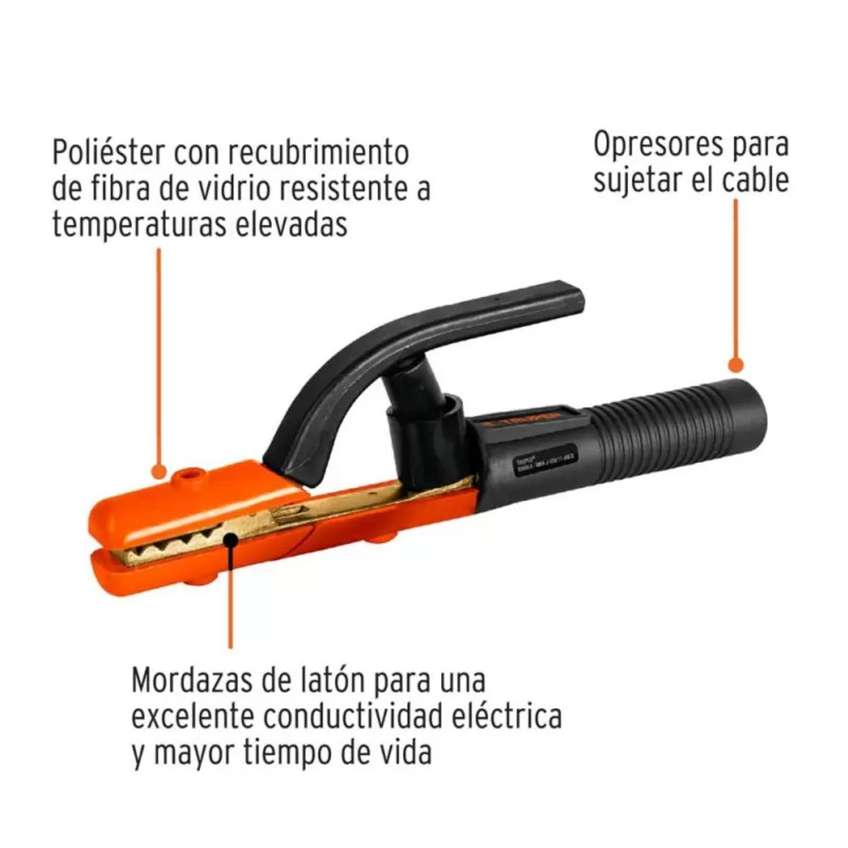 TRUPER - Pinza Porta Electrodo De 500 A 14233