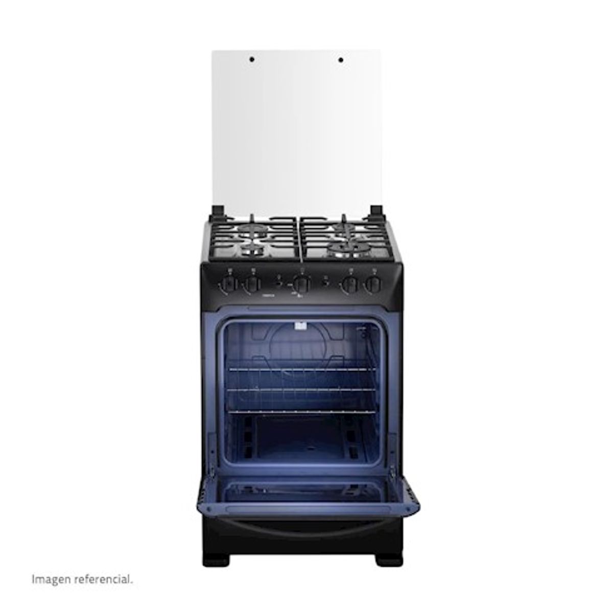 INDURAMA - Cocina a Gas Indurama Pompeya 4 Quemadores - Negra