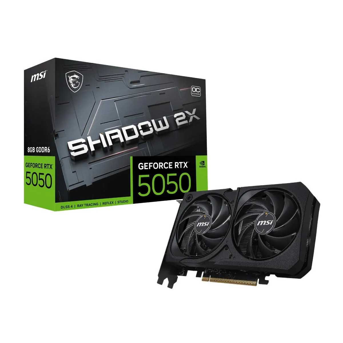 Msi - Tarjeta de Video MSI Shadow RTX 5050 OC 8GB GDDR7