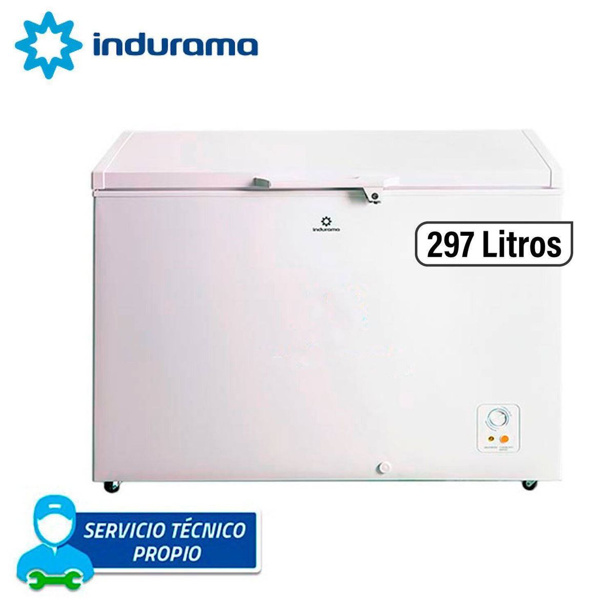 INDURAMA - Congeladora 297Lt Indurama Ci-320Bl - Blanco