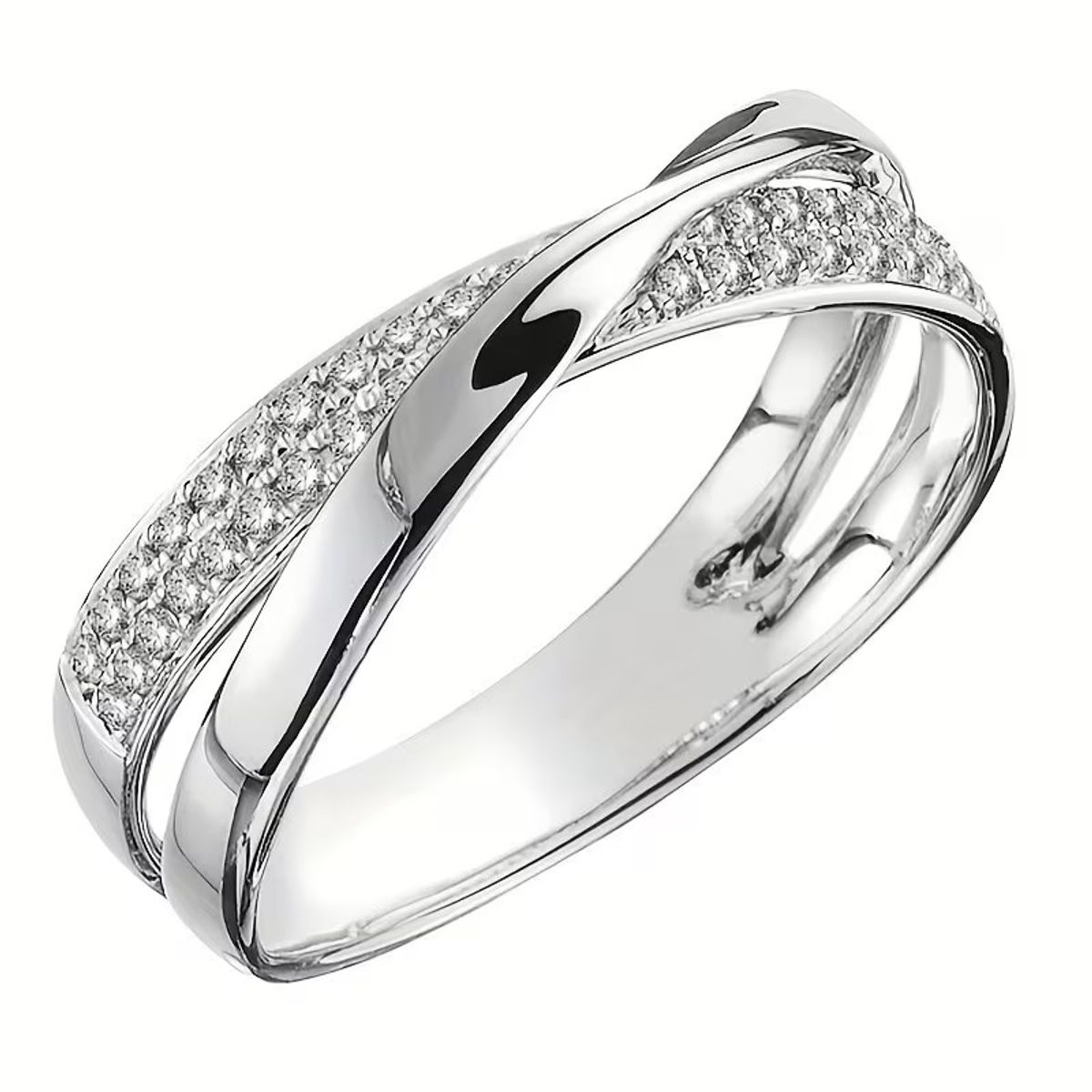 GENERICO - Anillo de Compromiso Cruz Elegante