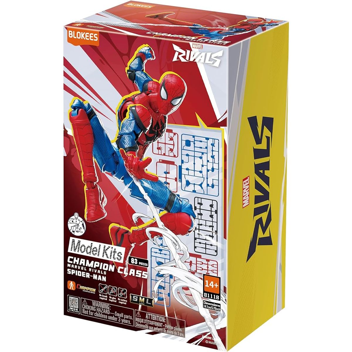 Hasbro - Marvel Rivals Spiderman Champion Class Blokees