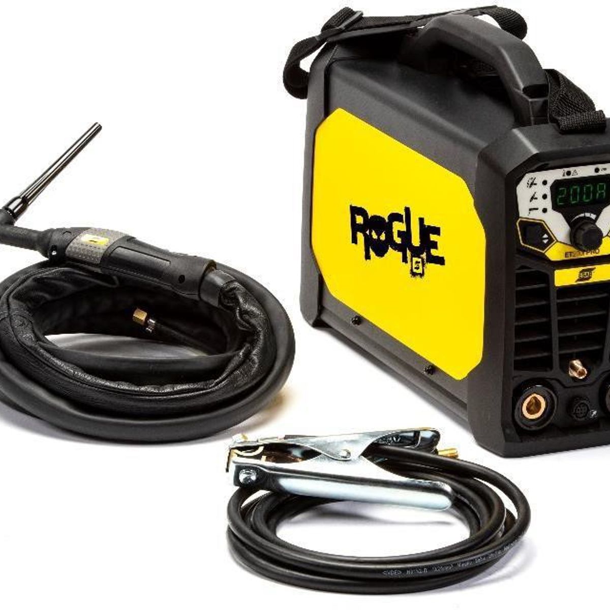 ESAB - Maquina de Soldar Rogue ET 205ip ESAB + Regulador de argón + Careta Fotosensible