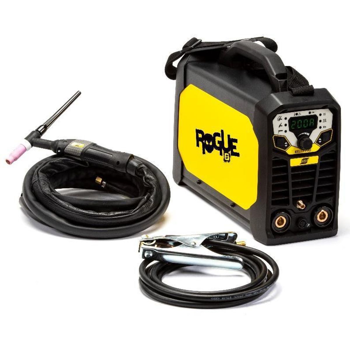 ESAB - Maquina de Soldar Rogue ET 205ip ESAB + Regulador de argón + Careta Fotosensible