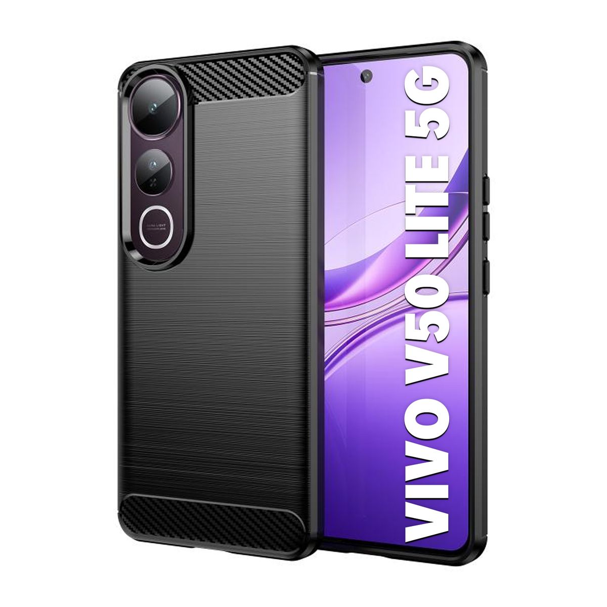 GENERICO - Case Funda Fibra De Carbono Para VIVO V50 LITE