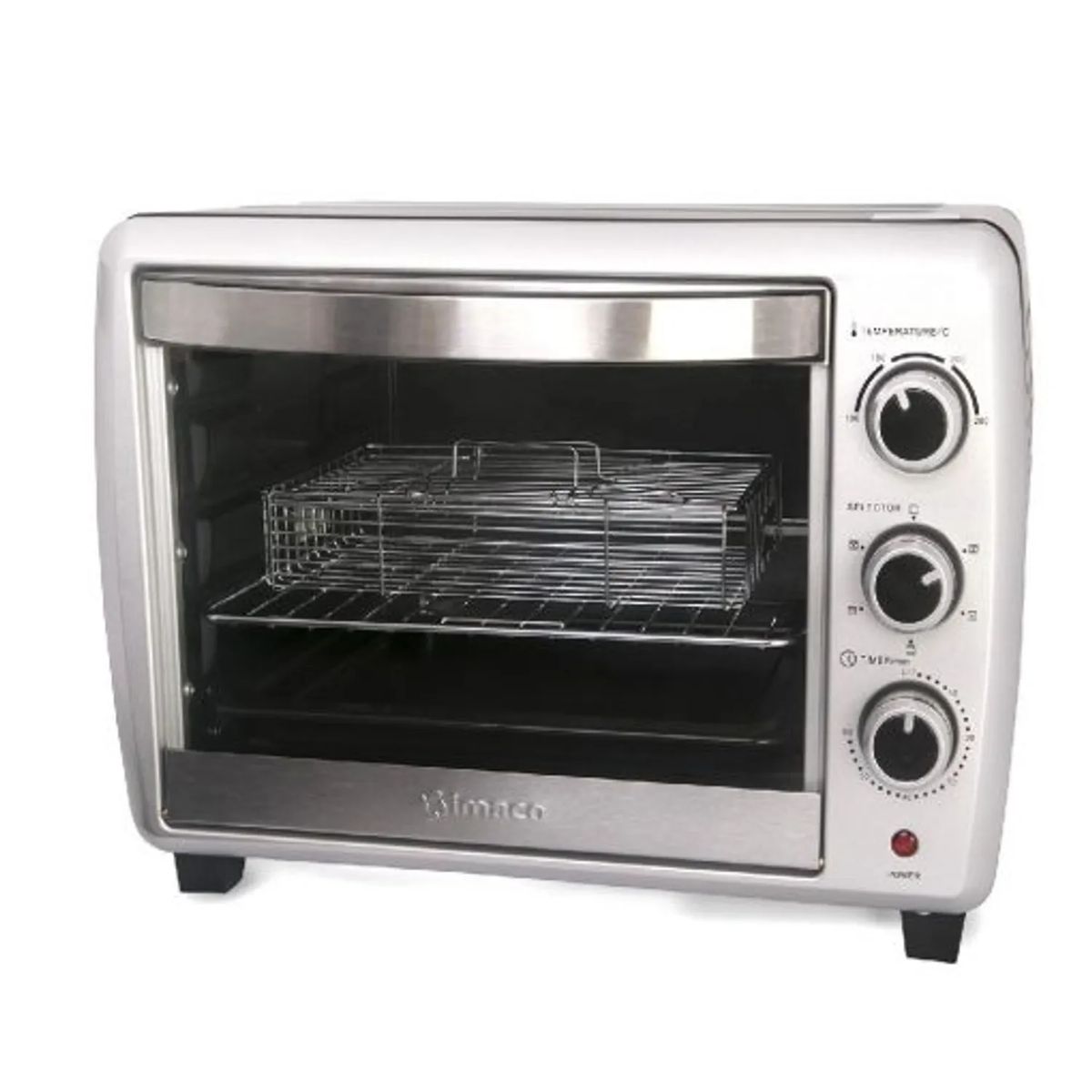 Imaco - Horno Eléctrico Imaco con Rosticero HEB25R 25 L - Silver
