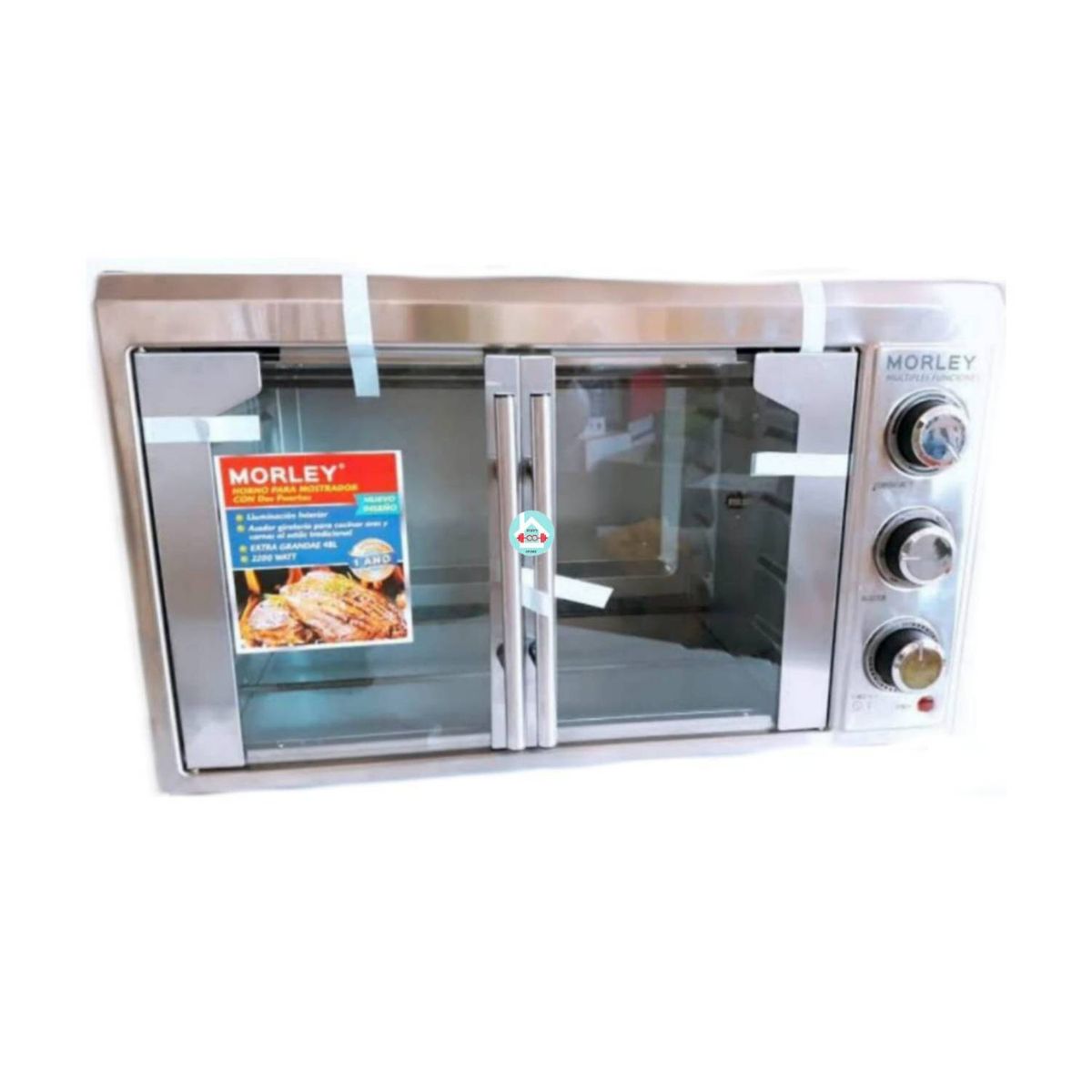 MORLEY - Horno Eléctrico 48L 2200w Dos Puertas