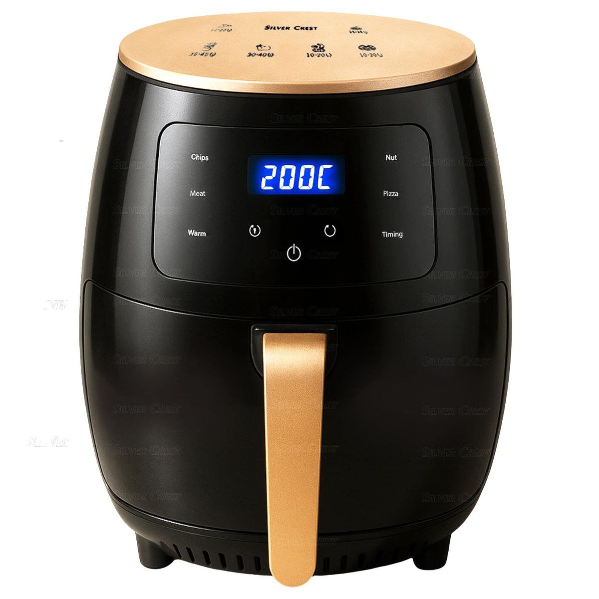 OEM - Air Fryer 6L 2400W de Alta Potencia Freidora Eléctrica con Temperatura Regulable