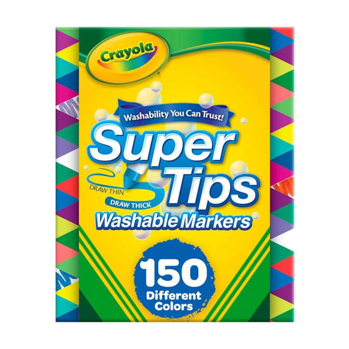 CRAYOLA - Marcadores Crayola Super Tips x150 und