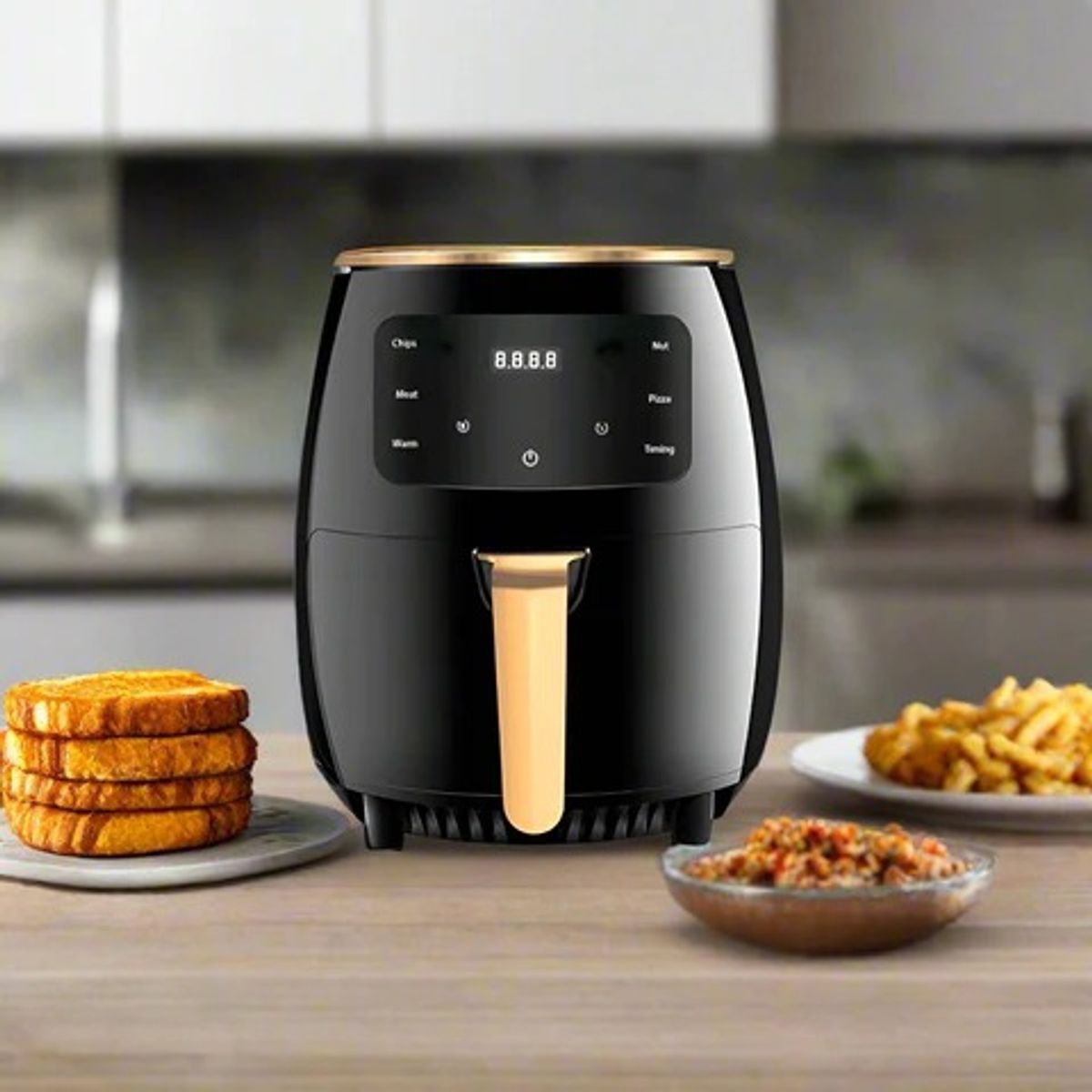 OEM - Freidora de Aire 6L 2400W Saludable Horno de Convección y Asador Digital 200°C