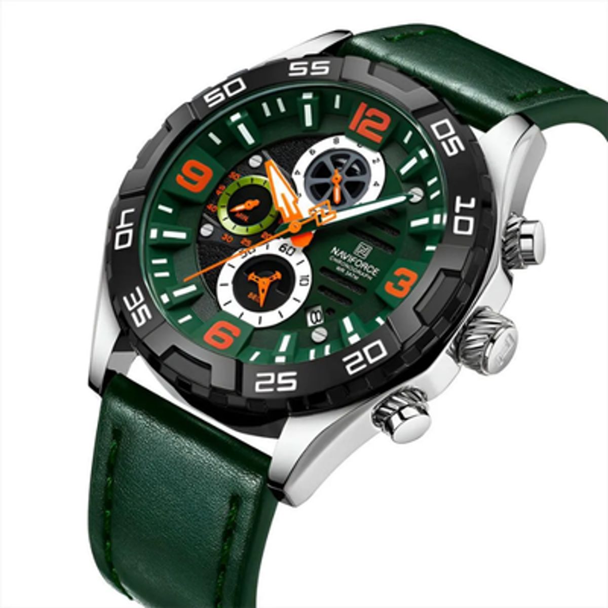 NAVIFORCE - Naviforce NF8043 Cuero Verde