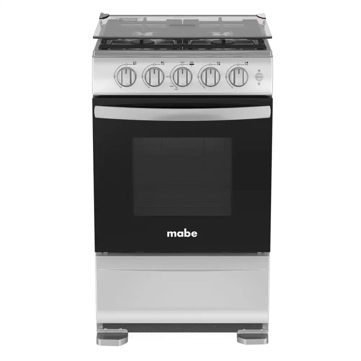 Mabe - Cocina Mabe EMP5120GP2 20" Grafito 4 Hornillas