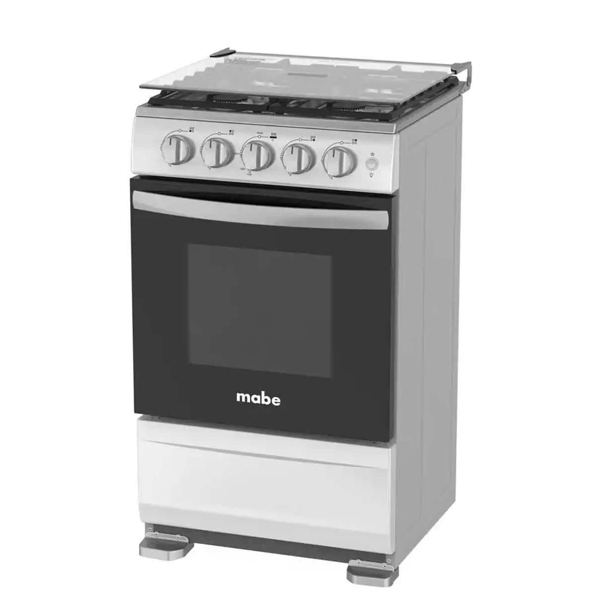 Mabe - Cocina Mabe EMP5120GP2 20" Grafito 4 Hornillas