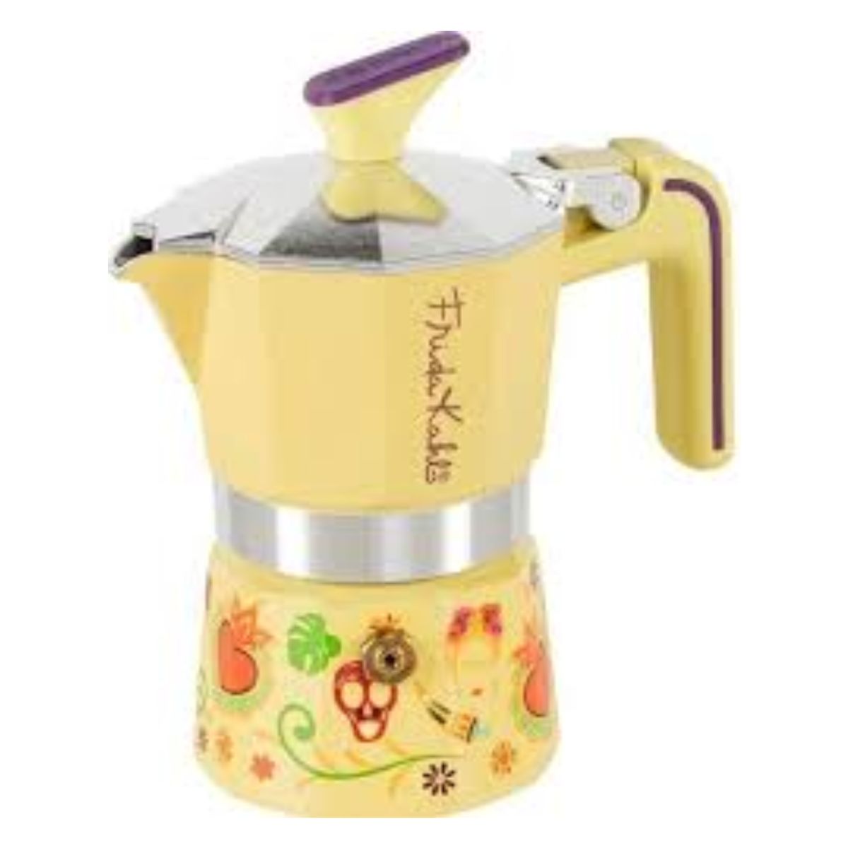 PEDRINI - Cafetera Italiana Frida Kahlo Amarillo 1tz - PEDRINI