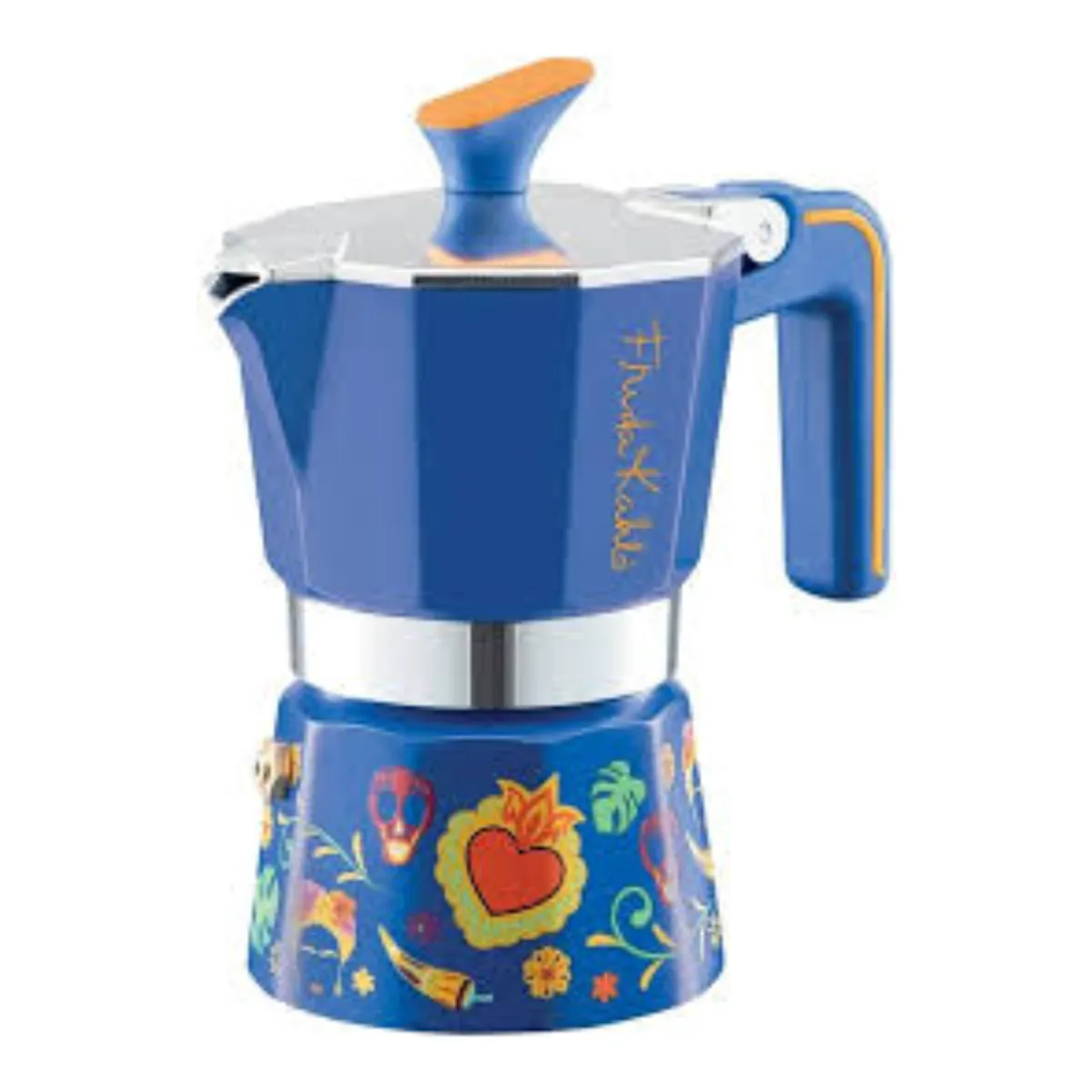 PEDRINI - Cafetera Italiana Frida Kahlo Azul 1tz - PEDRINI