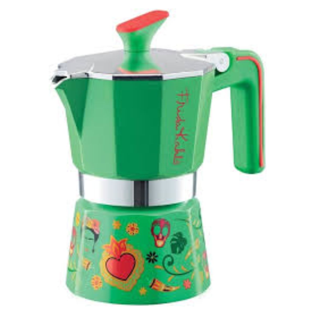 PEDRINI - Cafetera Italiana Frida Kahlo Verde 1tz - PEDRINI