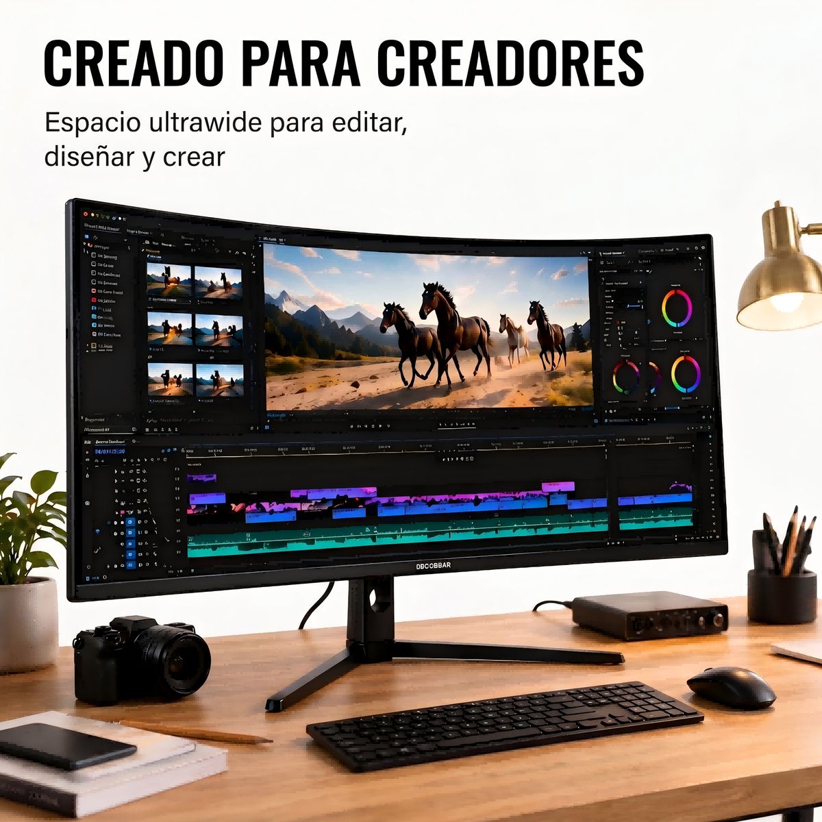 DECO GEAR - Monitor Ultrawide Deco Gear 40 5K2K Nano IPS 75Hz 1ms 10-bit HDR400 USB Hub