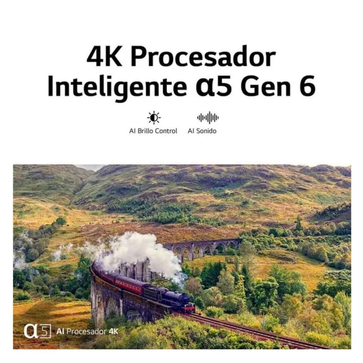 LG - Televisor LG Smart TV 32 HD 32LR600BPSC con webOS y AI ThinQ 2025 + RACK MOVIL