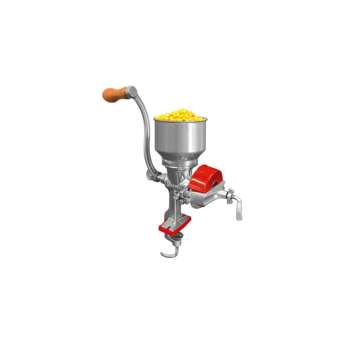 VICTORIA - Molino de granos manual tolva alta hierro fundido