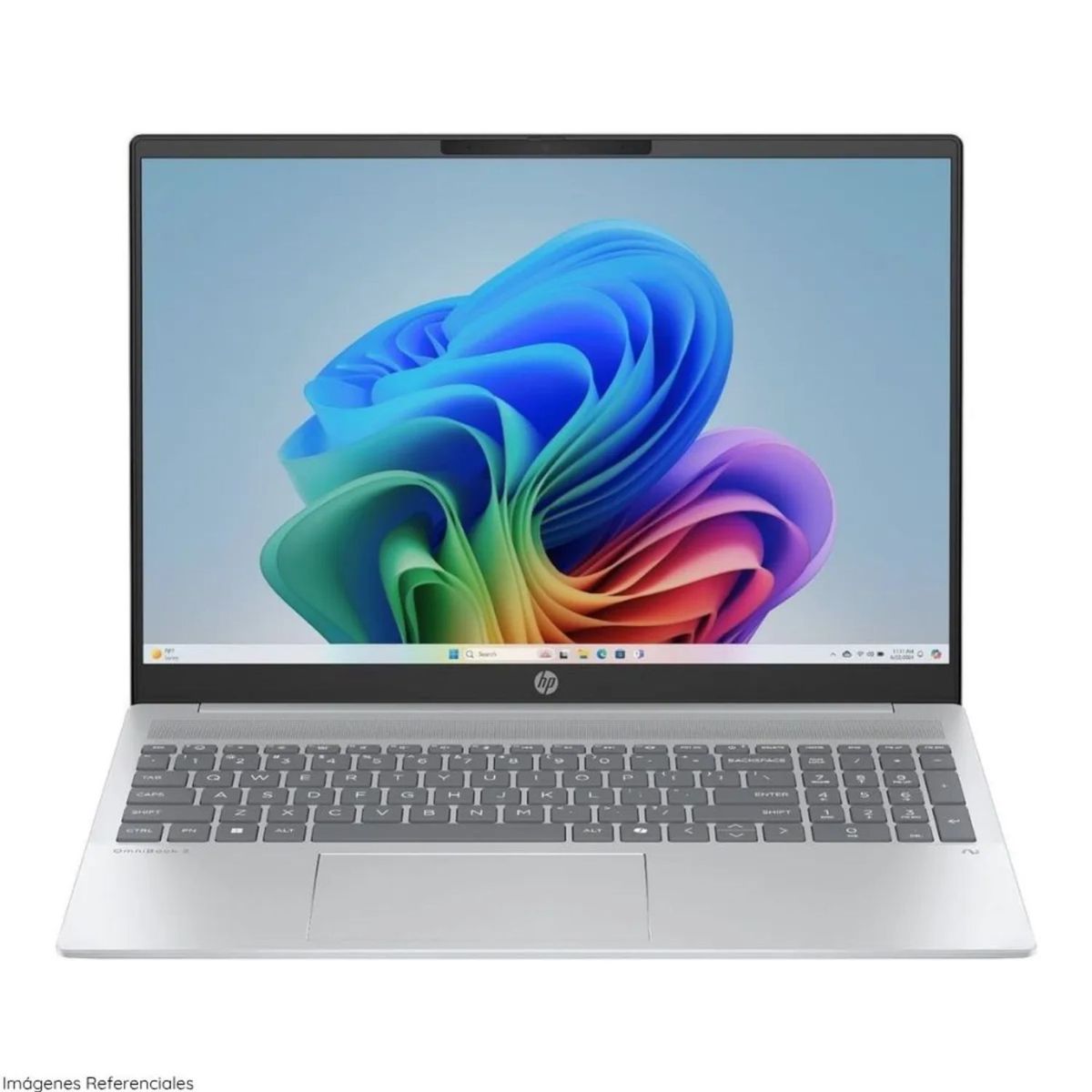 HP - Laptop HP Omnibook 5 16-AG1070WM AMD Ryzen AI 7 350 16GB RAM 512GB SSD 16" 2K - Glaciar Silver